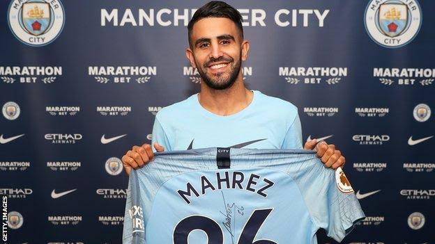 riyad mahrez joins man city