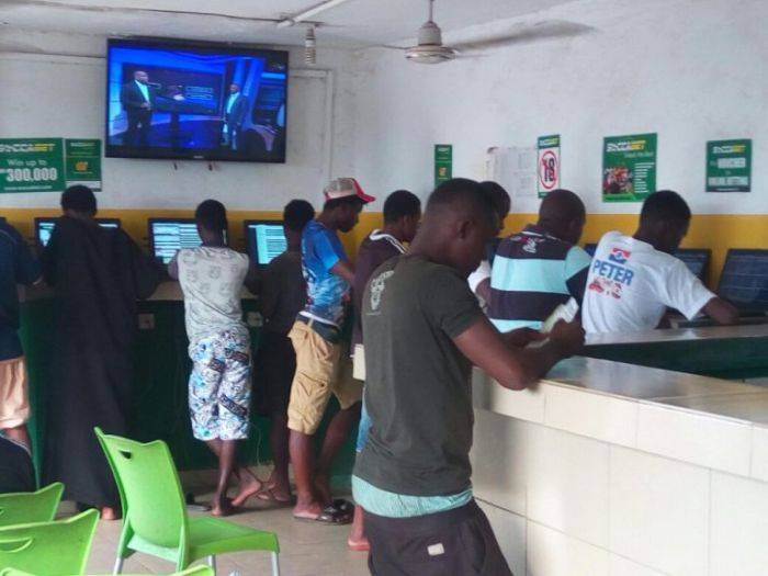 Nigeria sports betting shop