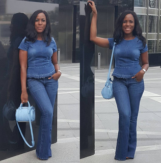 Linda Ikeji in Dubai