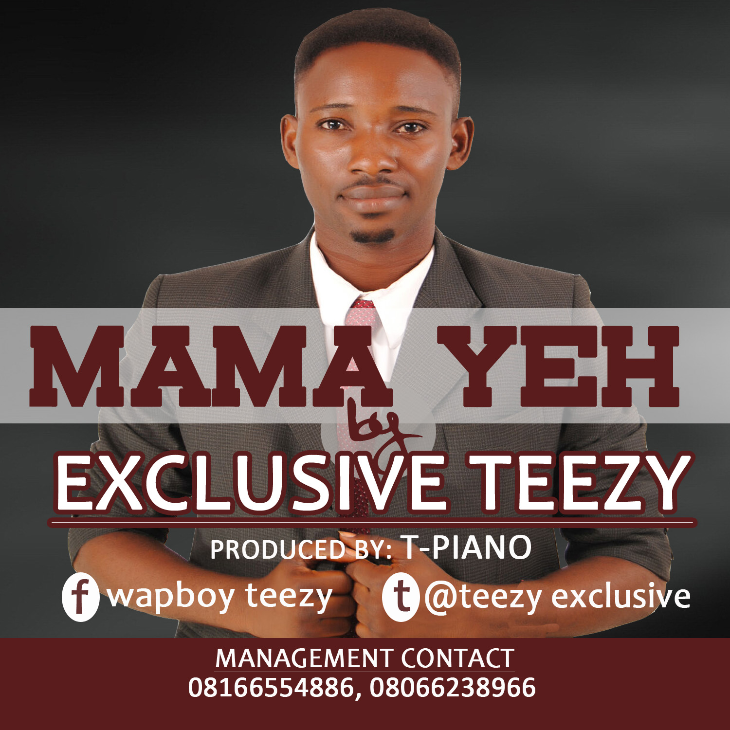 Exclusive Teezy -- Mama Yeh (Prod by T-Piano) Cover Art