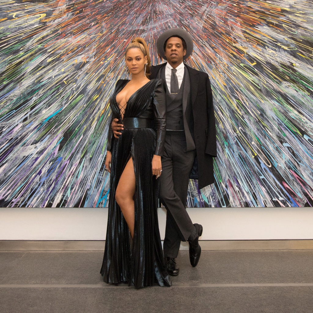 Beyonce and Jay-Z at Grammy Awards Pre-Party