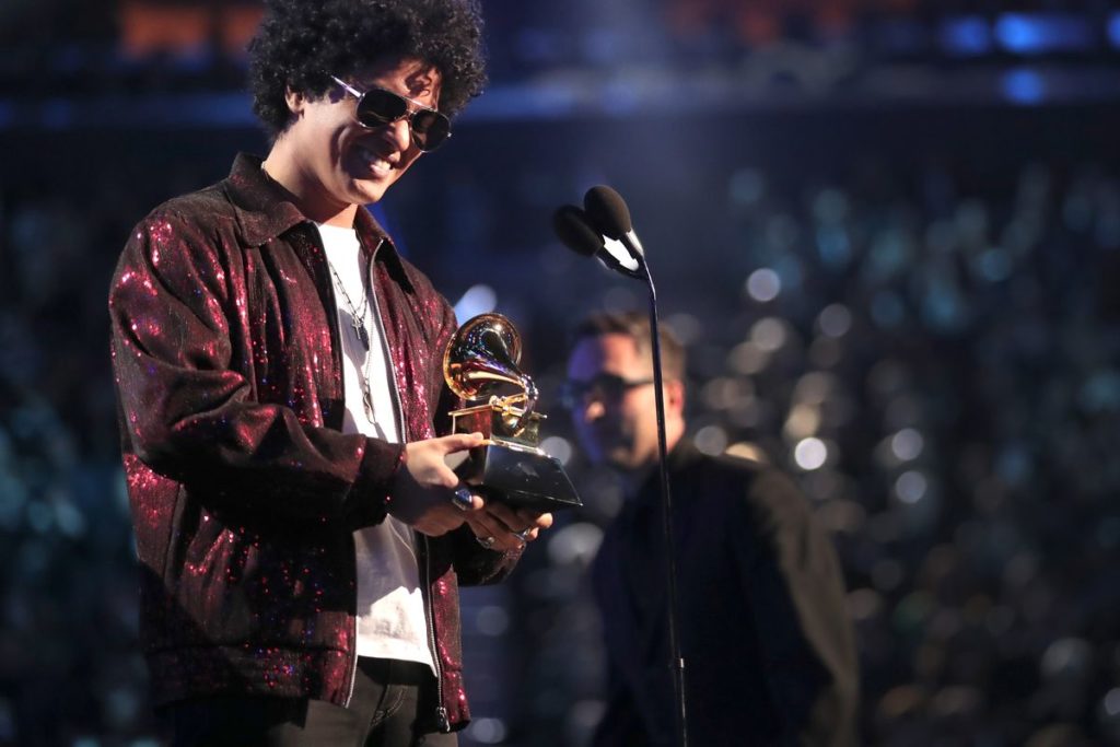 Burno Mars At Grammy Awards 2018
