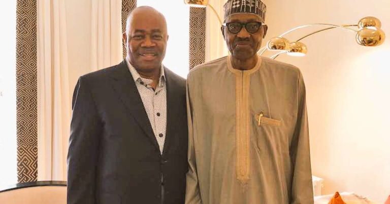 Godswill Akpabio Meets Buhari