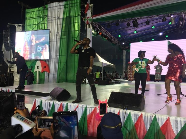 Davido Performed At Presidential Primary of PDP In Port-Harcourt