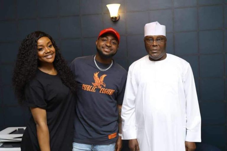 Davido and Chioma Visits Atiku Abubakar