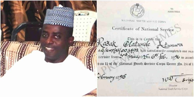Razak Atunwa Skips NYSC