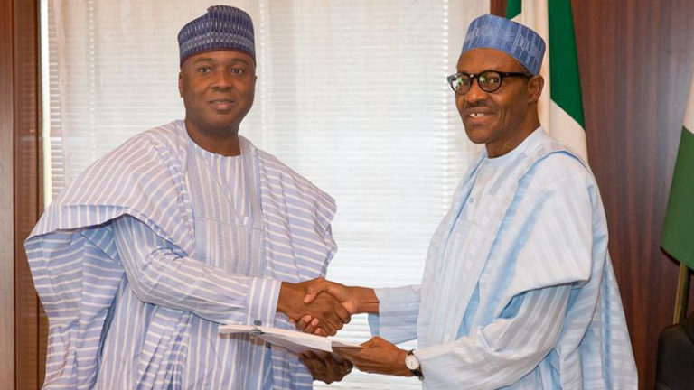 Bukola Saraki and President Buhari