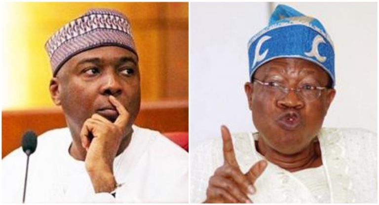 Lai Mohammed and Bukola Saraki