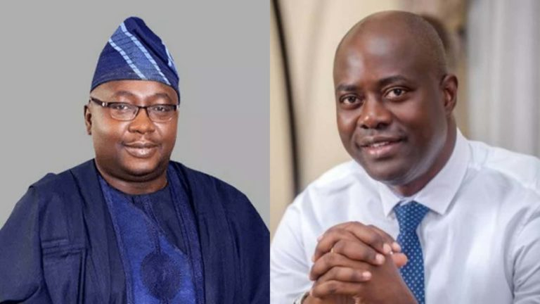 Bayo Adelabu and Seyi Makinde