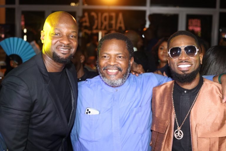 Alex Okosi, Nduka Obaigbena and D’banj