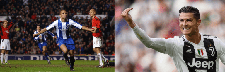 Costinha and Cristiano Ronaldo