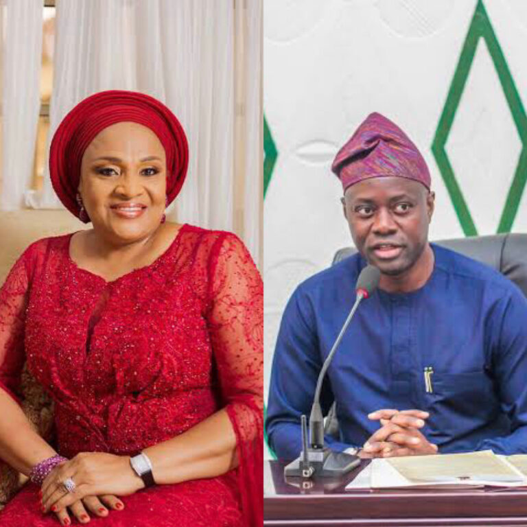 Florence Ajimobi and Seyi Makinde