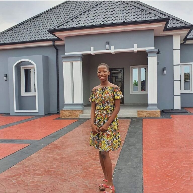 10years old Comedian Emmanuela Builds A Beautiful House For Her Mother As Christmas Gift