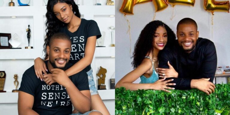 Alex Ekubo and ex-fiancee, Fancy Acholonu,