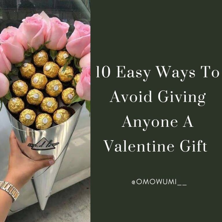 10 Easy Ways to Avoid Giving Anyone A Valentine