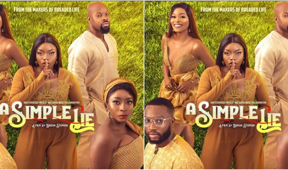A Simple Lie Download: Bisola Aiyeola, Emmanuel Ikubese, Bolaji Ogunmola, Kie Kie Features In Nollywood Romantic Comedy Movie, A Simple Lie