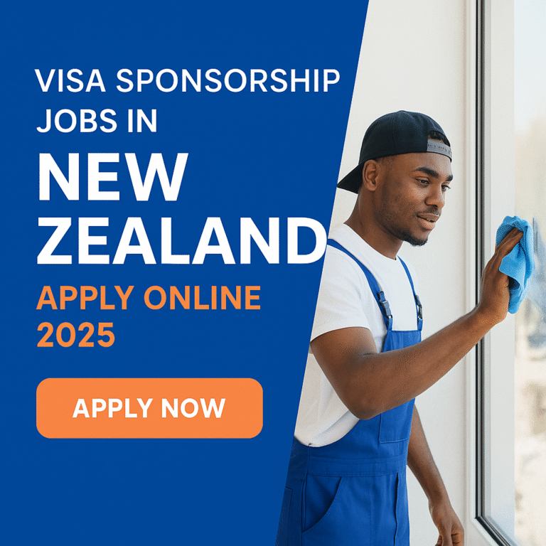Visa Sponsorship Jobs in New Zealand 2025